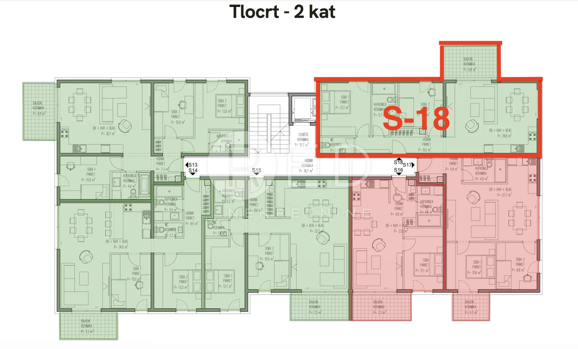 zagreb/brezovica stan 2. kat - s18- 72m2 - slika 42