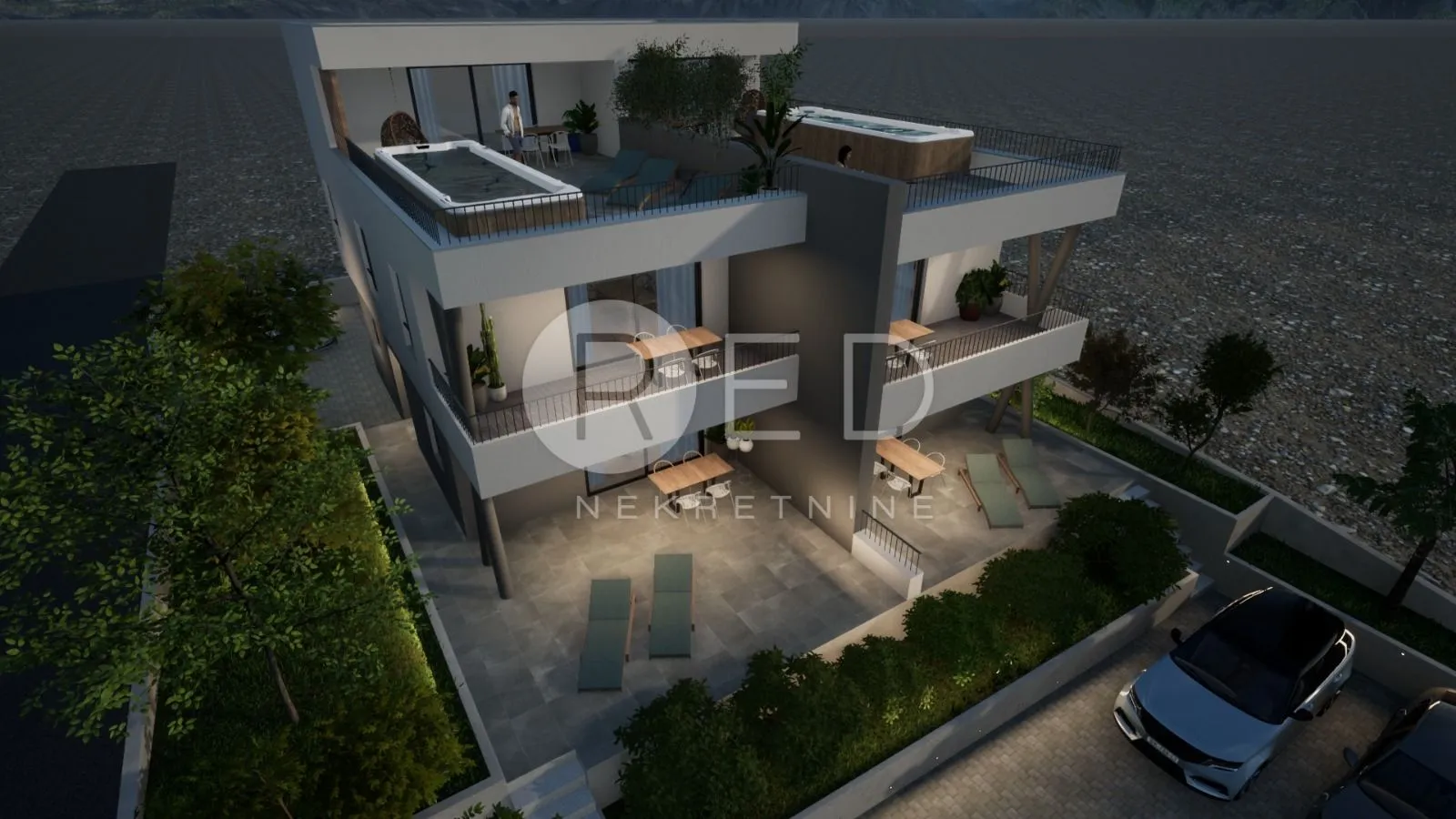 vodice dvoetažni stan 99,57m2 useljiv 6.mj - slika 19