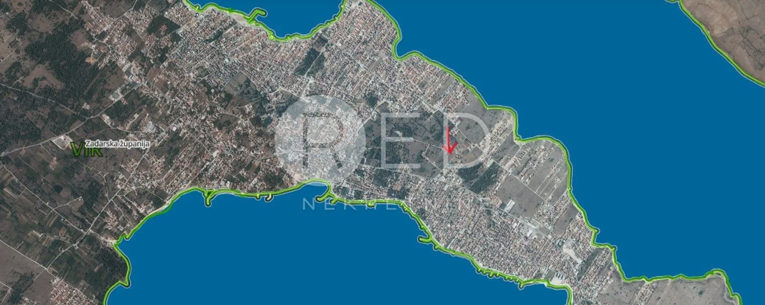 Građevinsko Zemljište 1096 M2 - Vir, Zadarska
