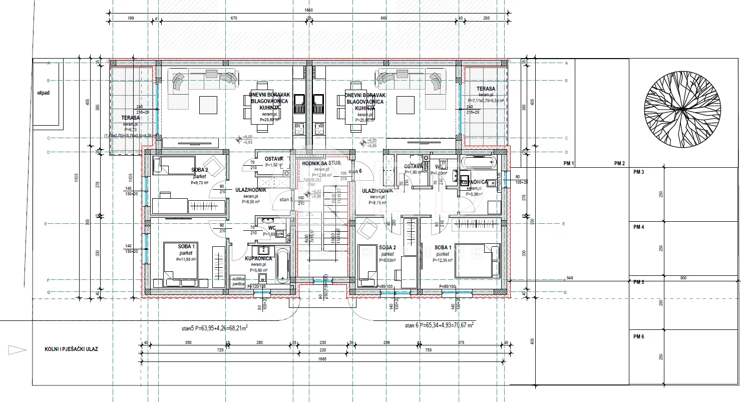 stan sl.brod 71m2 novogradnja, livada - slika 7