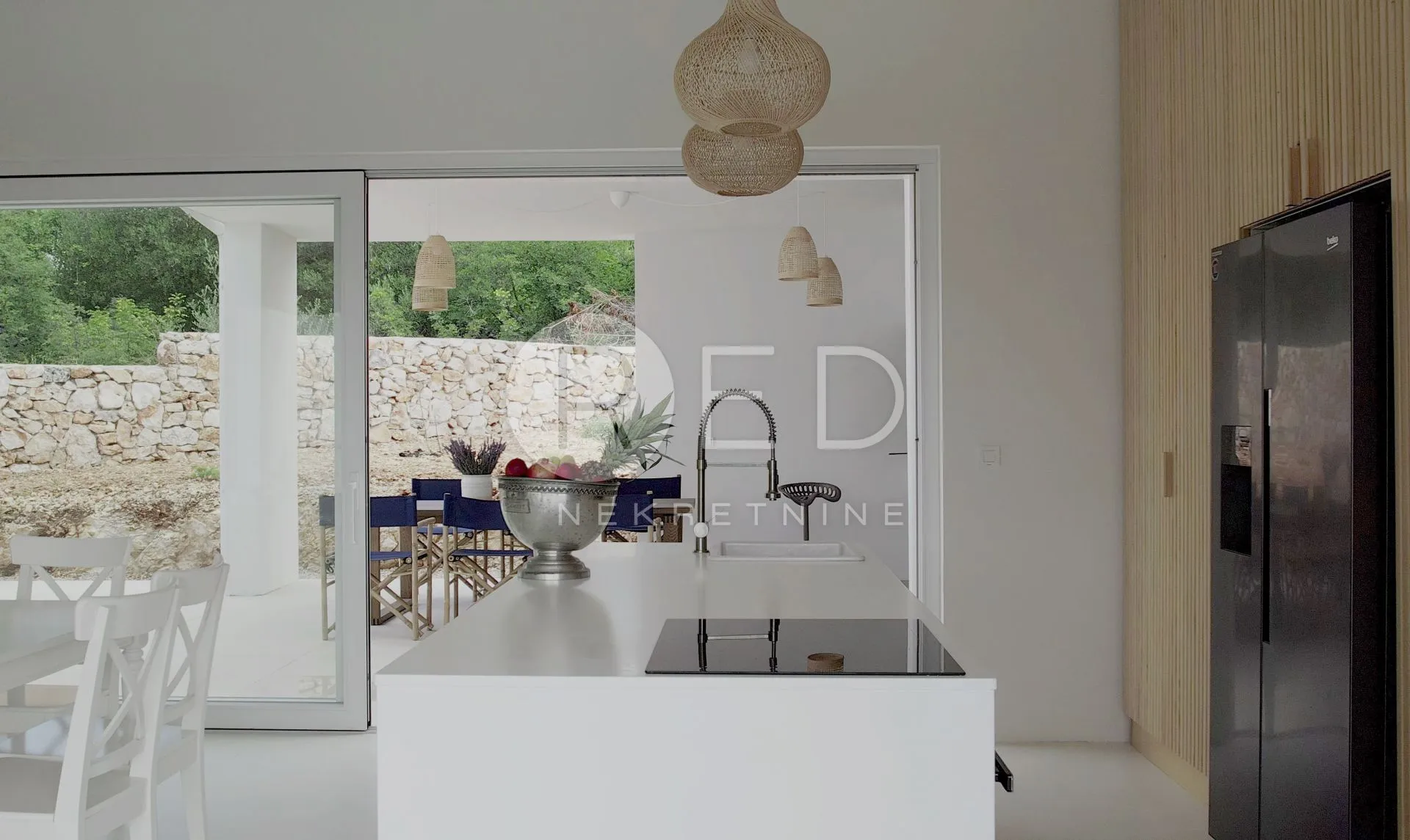 otok krk, okolica krka - moderna kuća s pogledom na more, 110 m2 - slika 2