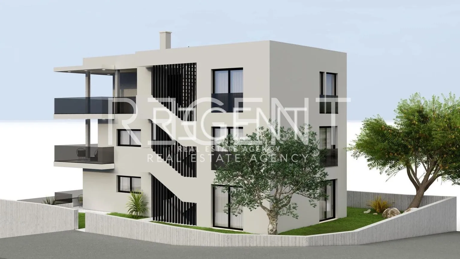 trogir, čiovo - dvosoban stan u novogradnji 70 metara od mora 114 m2 - slika 12