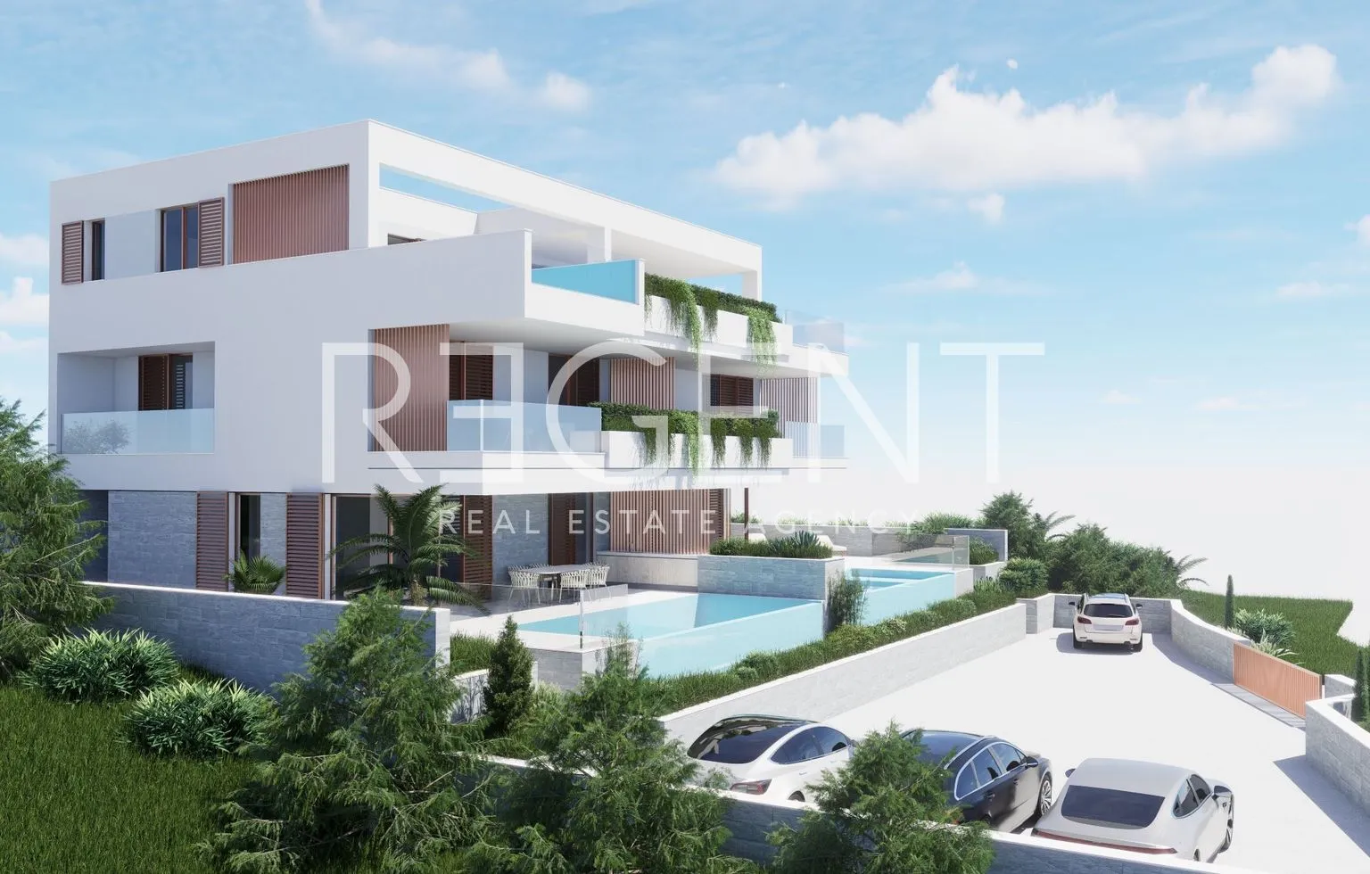 trogir, sevid - luksuzan penthouse s bazenom - slika 2