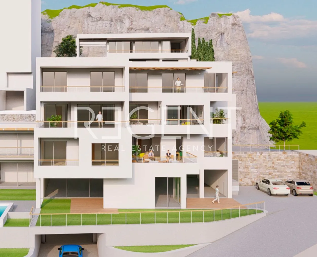 trogir, seget donji - dvosoban stan s pogledom na more - slika 2