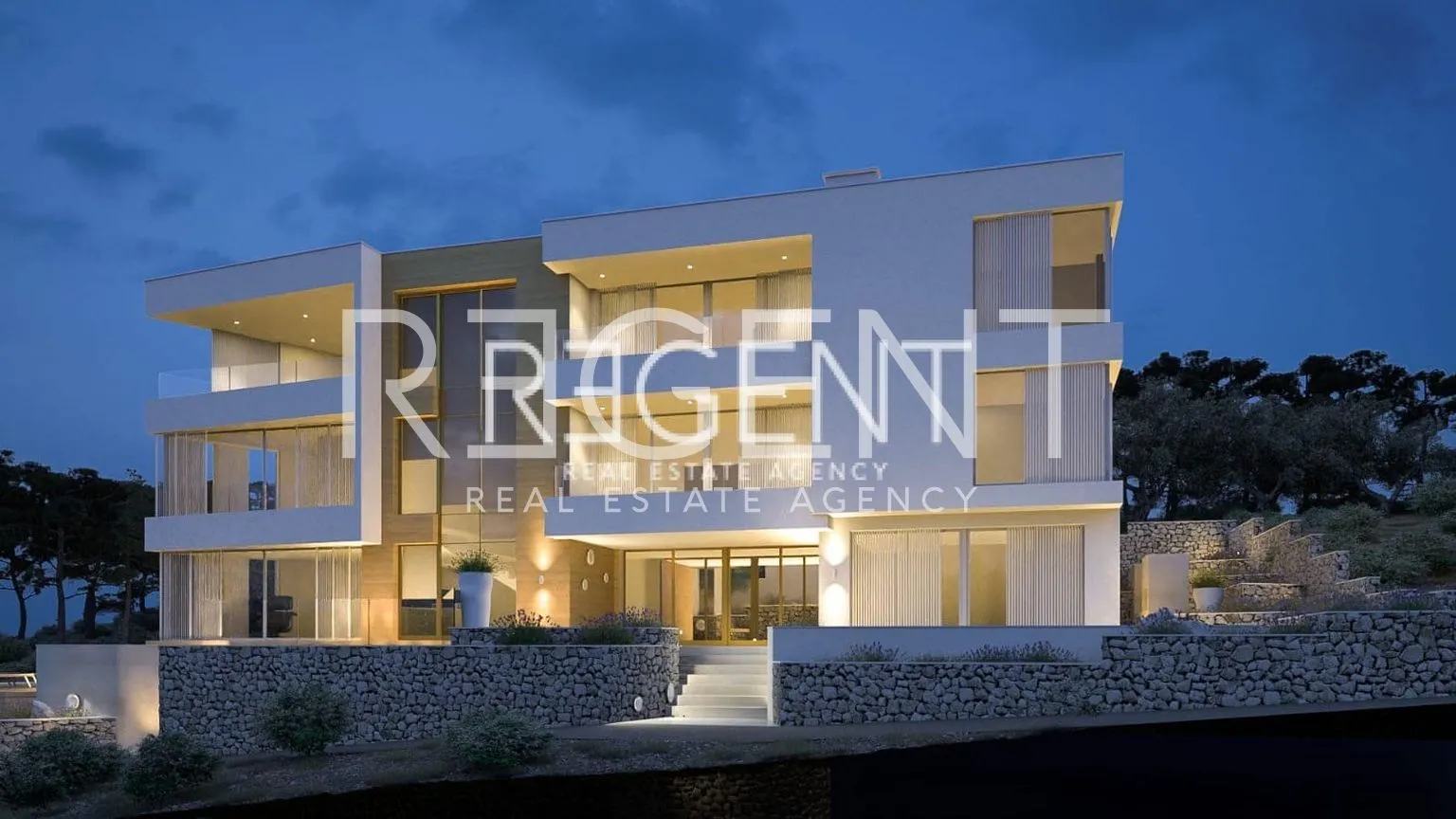 trogir, čiovo - luksuzna novoizgrađena vila 100 m od mora, 579m2 - slika 15