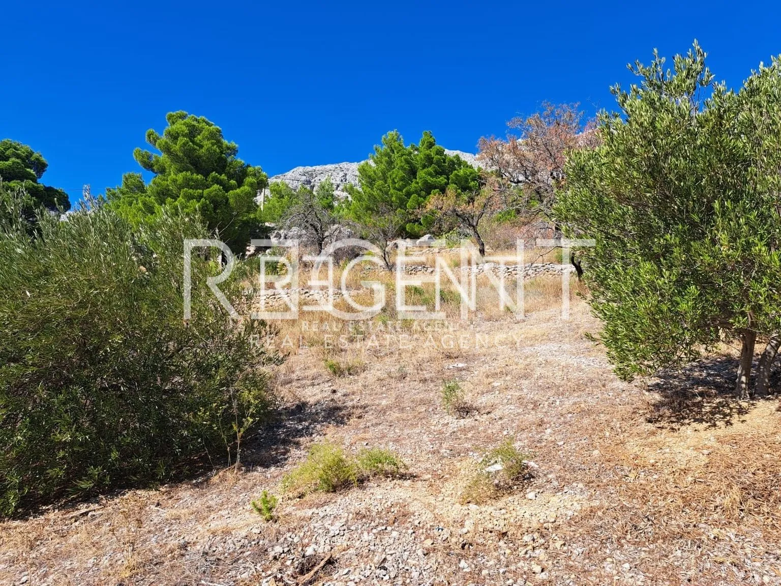 omiš, marušići - ekskluzivno zemljište prvi red do mora, 4100m2 - slika 9