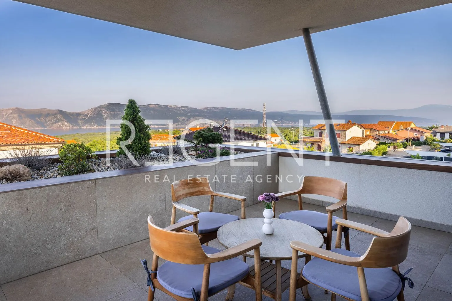 krk, linardići - luksuzna vila s pogledom na more, infinity bazenom i saunom 350m2 - slika 5
