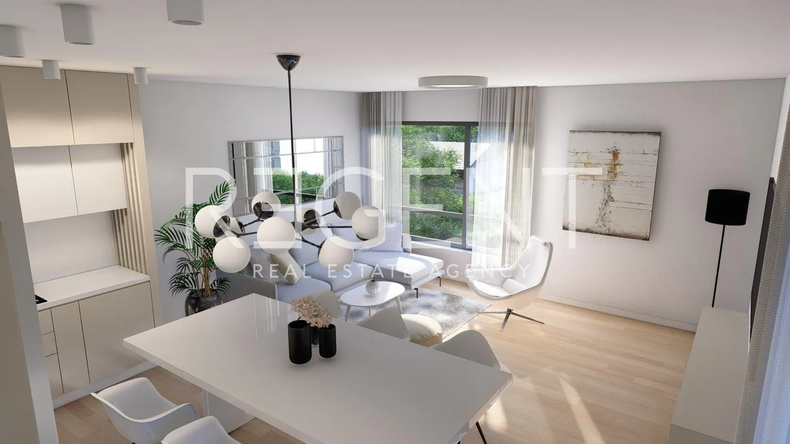 podstrana, strožanac – jednosoban stan 54,64 m², lođa, vrt, garaža - slika 3