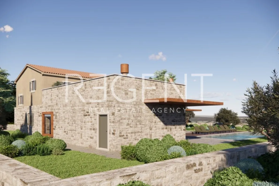 istra, buje - građevinsko zemljište s projektom i pogledom na more - slika 6