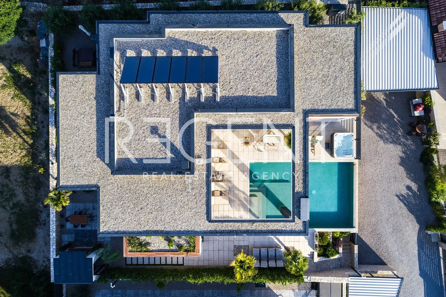 krk, linardići - luksuzna vila s pogledom na more, infinity bazenom i saunom 350m2 - slika 19