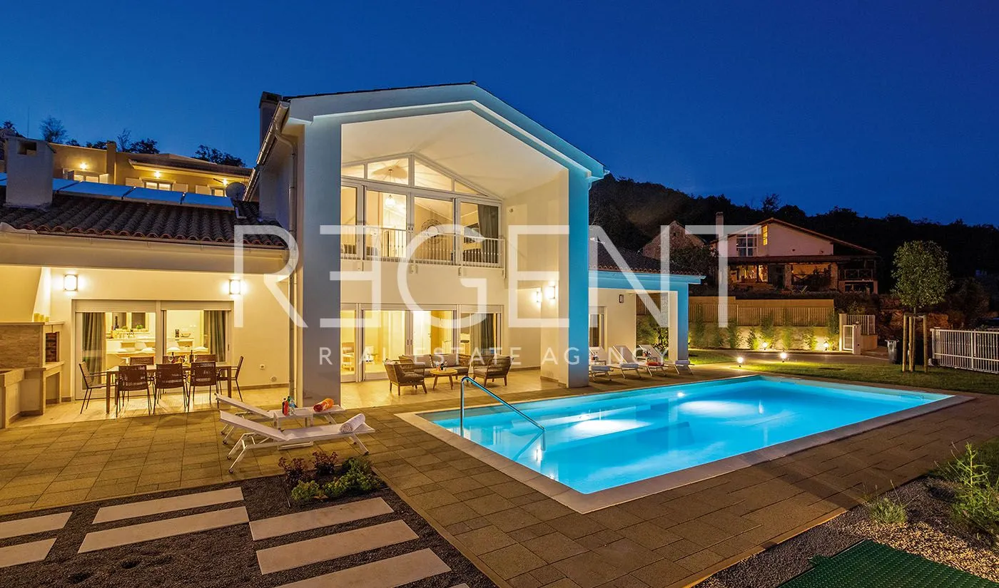 opatija, veprinac – luksuzna vila na parceli od 1034 m2 - slika 2