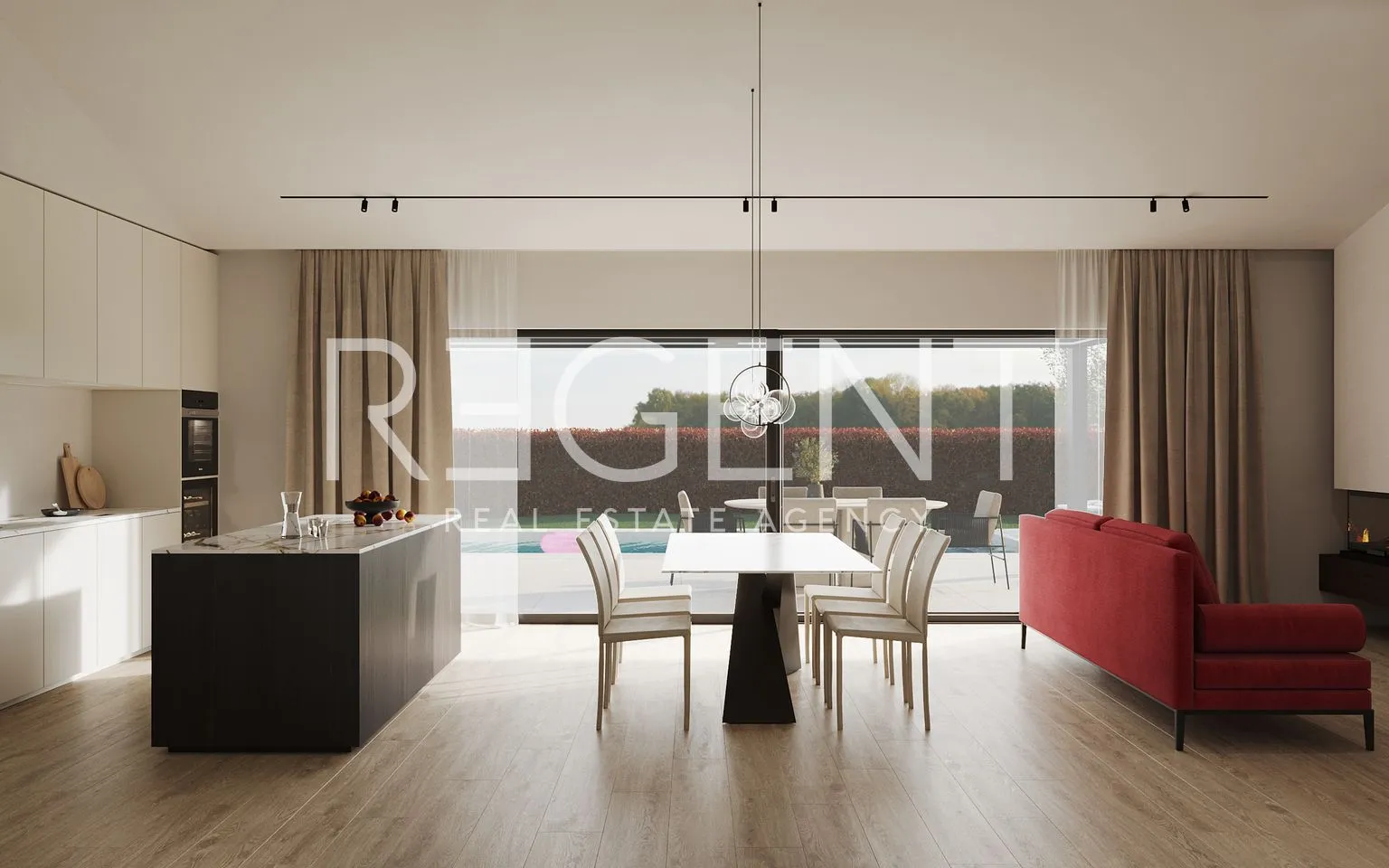 istra, žminj - moderna prizemnica s bazenom 106 m2 - slika 19