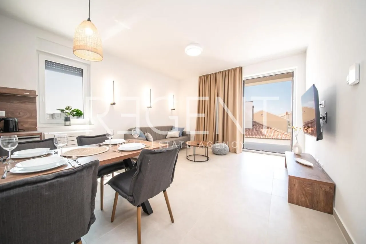 zadar, vrsi – trosobni apartmani s bazenom i pogledom na more - slika 17