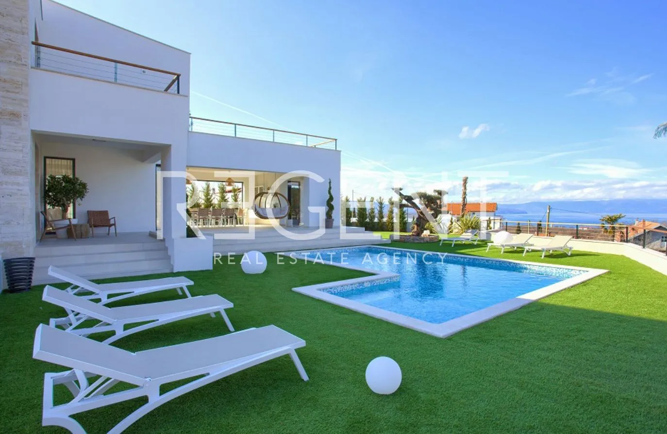 krk, malinska - moderna vila - slika 3