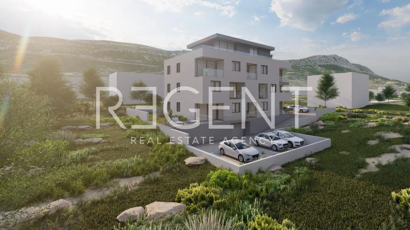 split, kaštel lukšić - dvosoban stan s balkonom 59 m2 novogradnja - slika 2