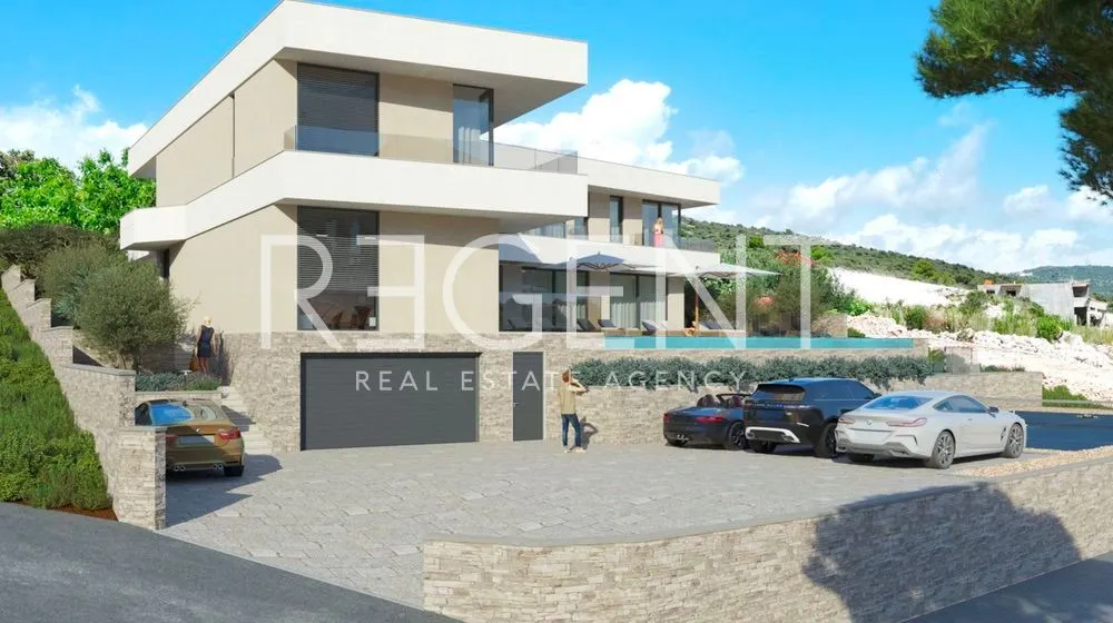 rogoznica, kanica - moderna vila s pogledom na more 400 m2 - slika 4