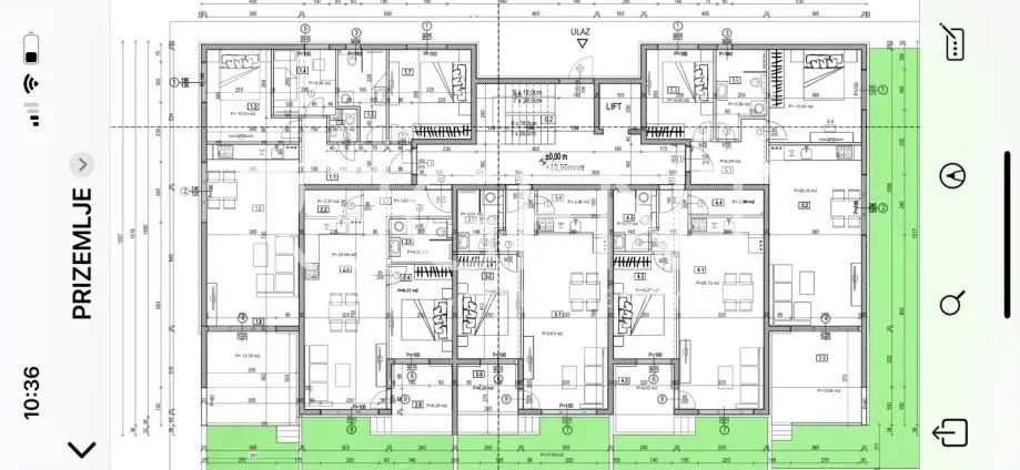 trogir, seget donji – dvosoban stan s loggiom 75 m2, novogradnja - slika 3