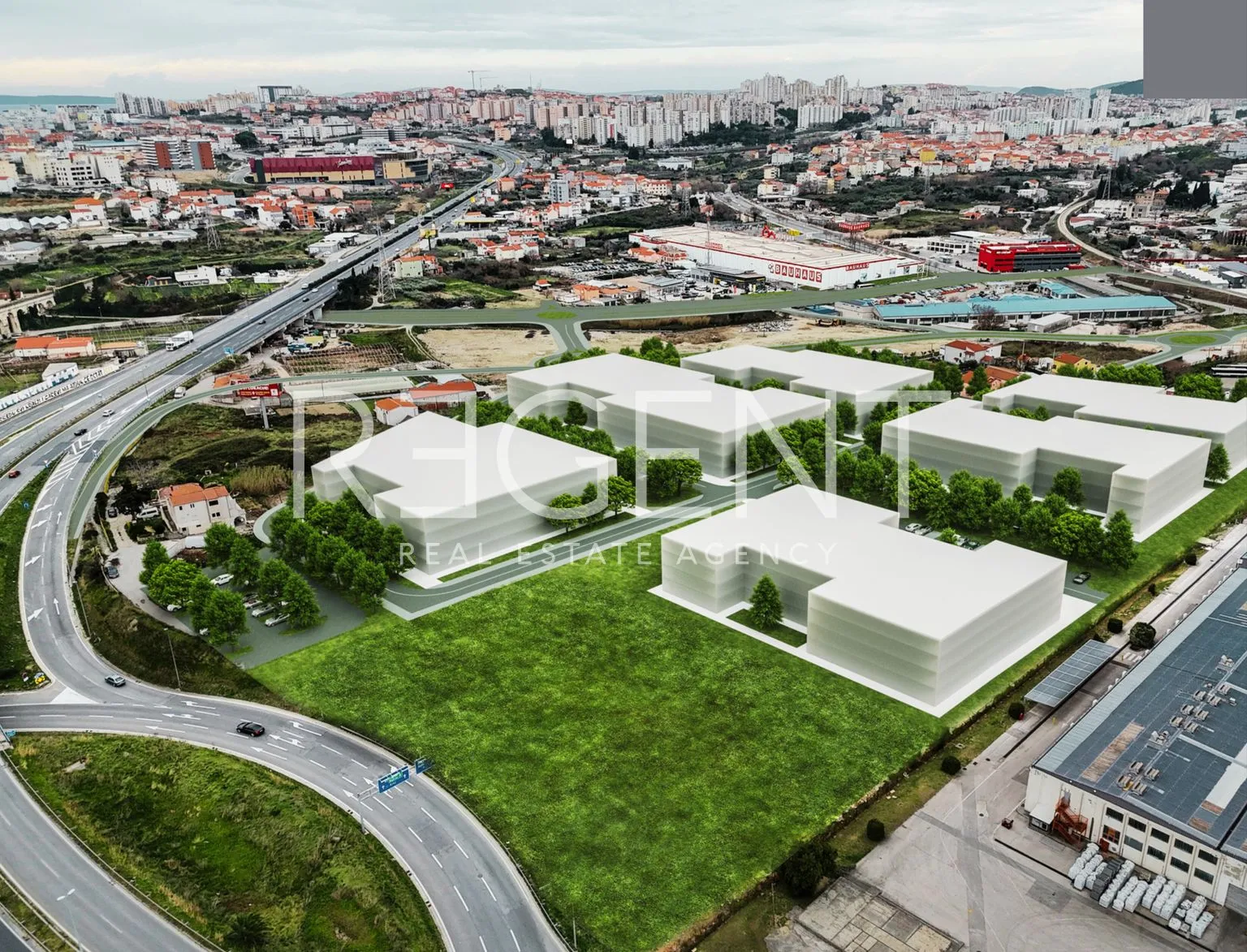 split, bilice - građevinsko zemljište s projektom - slika 1