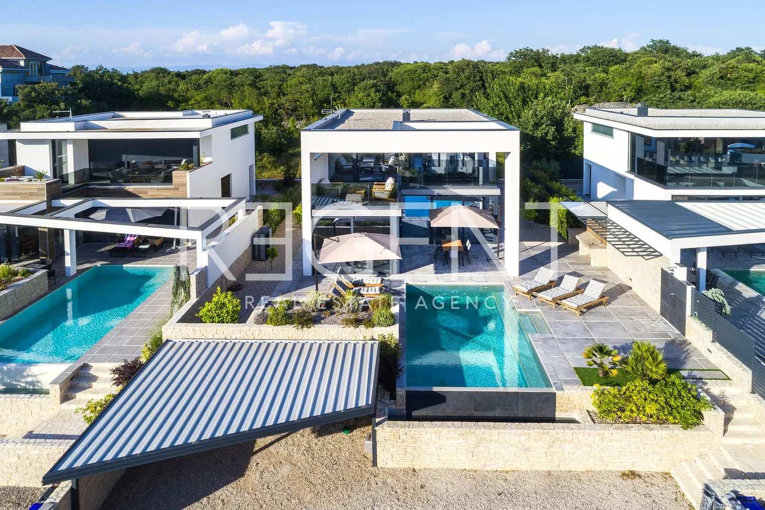 krk, linardići - moderna luksuzna vila s infinity bazenom i pogledom na more 200m2 - slika 15