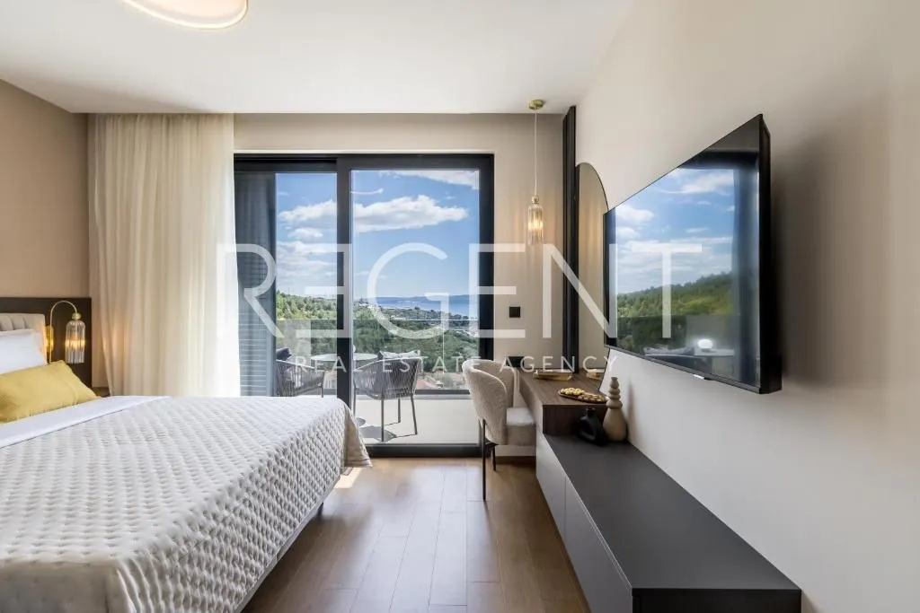 dugi rat - villa za najam, bazen, sauna, pogled na more - slika 15
