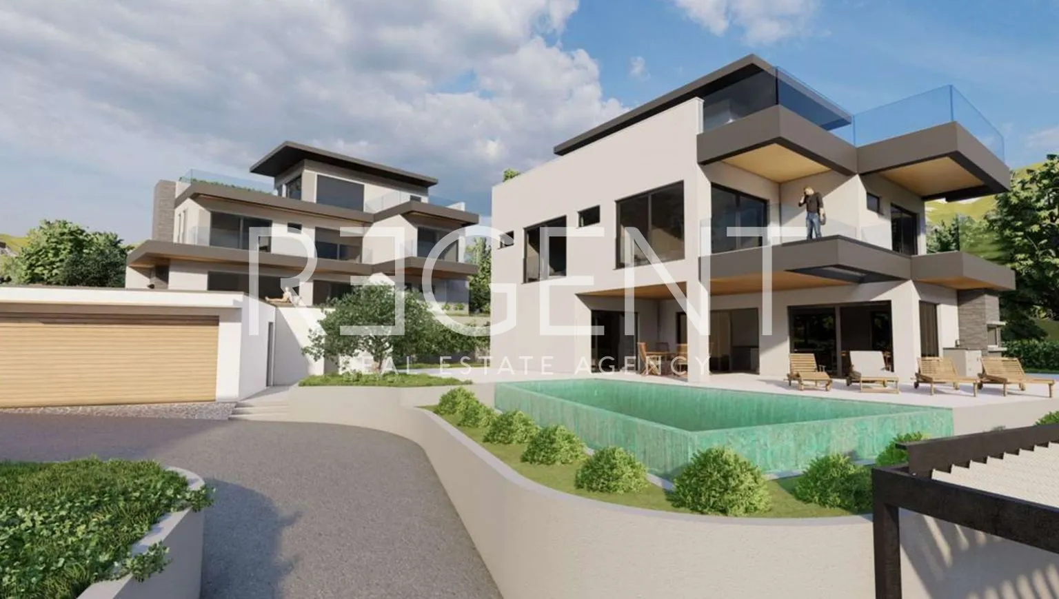 split, podstrana - vila u luksuznom naselju 290 m2 - slika 2