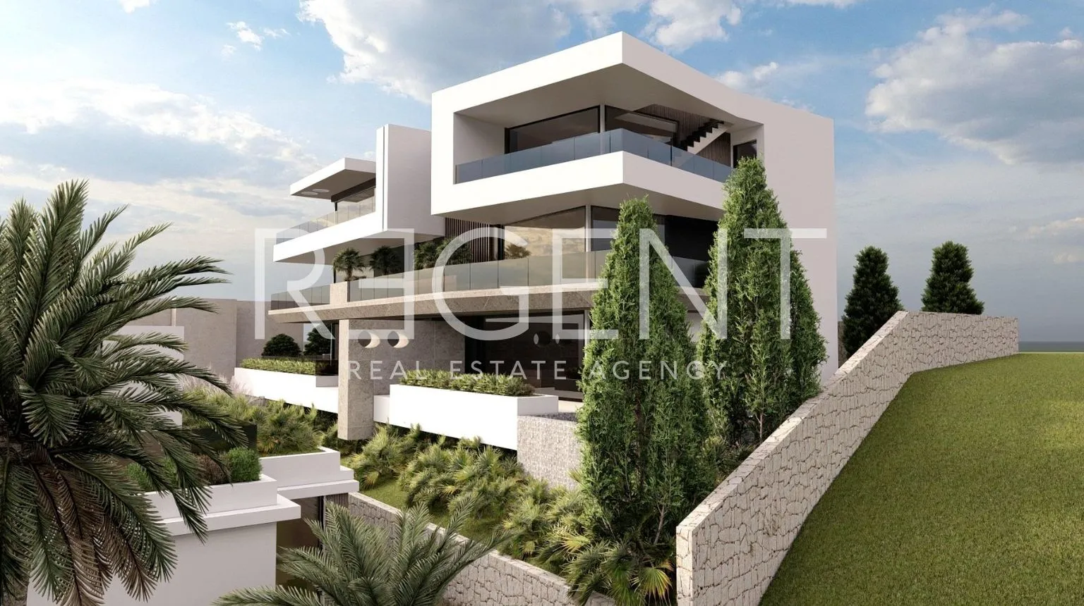 stan 101,89 m², opatija, ičići — krovna terasa, balkon - slika 2