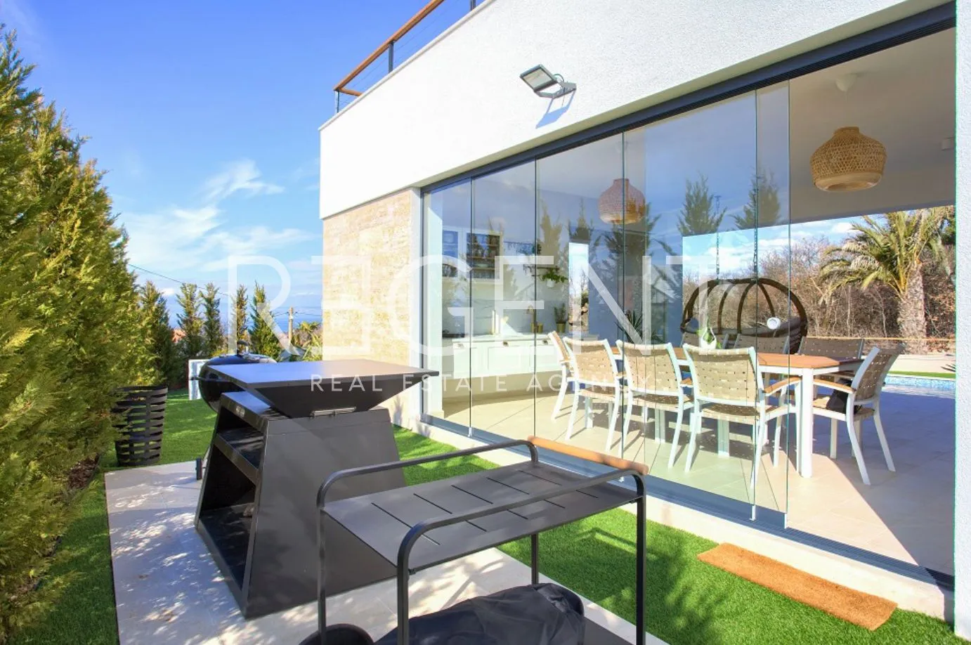 krk, malinska - moderna vila - slika 6