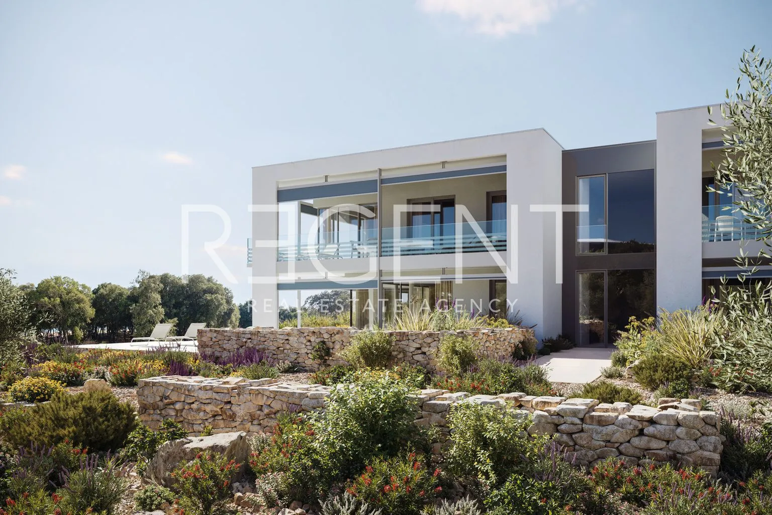 zadar, petrčane - dvoetažni penthouse s terasom, loggiom i vrtom - slika 2