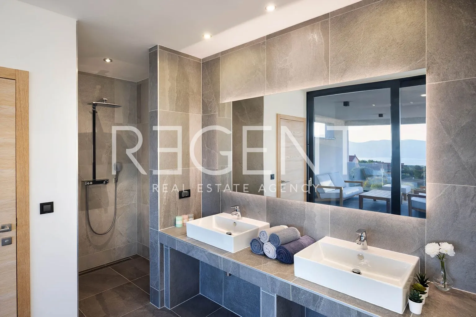 krk, linardići - moderna luksuzna vila s infinity bazenom i pogledom na more 200m2 - slika 8