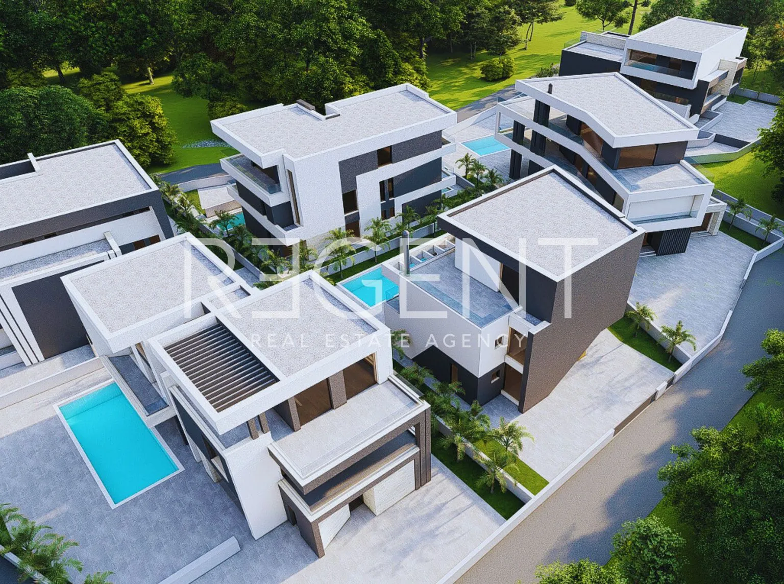 Zadar, Petrčane - Luksuzna vila u nizu 396 m2 - Petrčane, Zadar