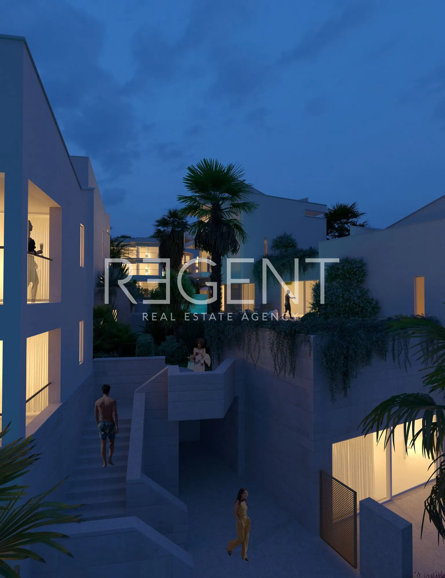 seget, seget donji - luksuzna villa s bazenom prvi red uz more - slika 11