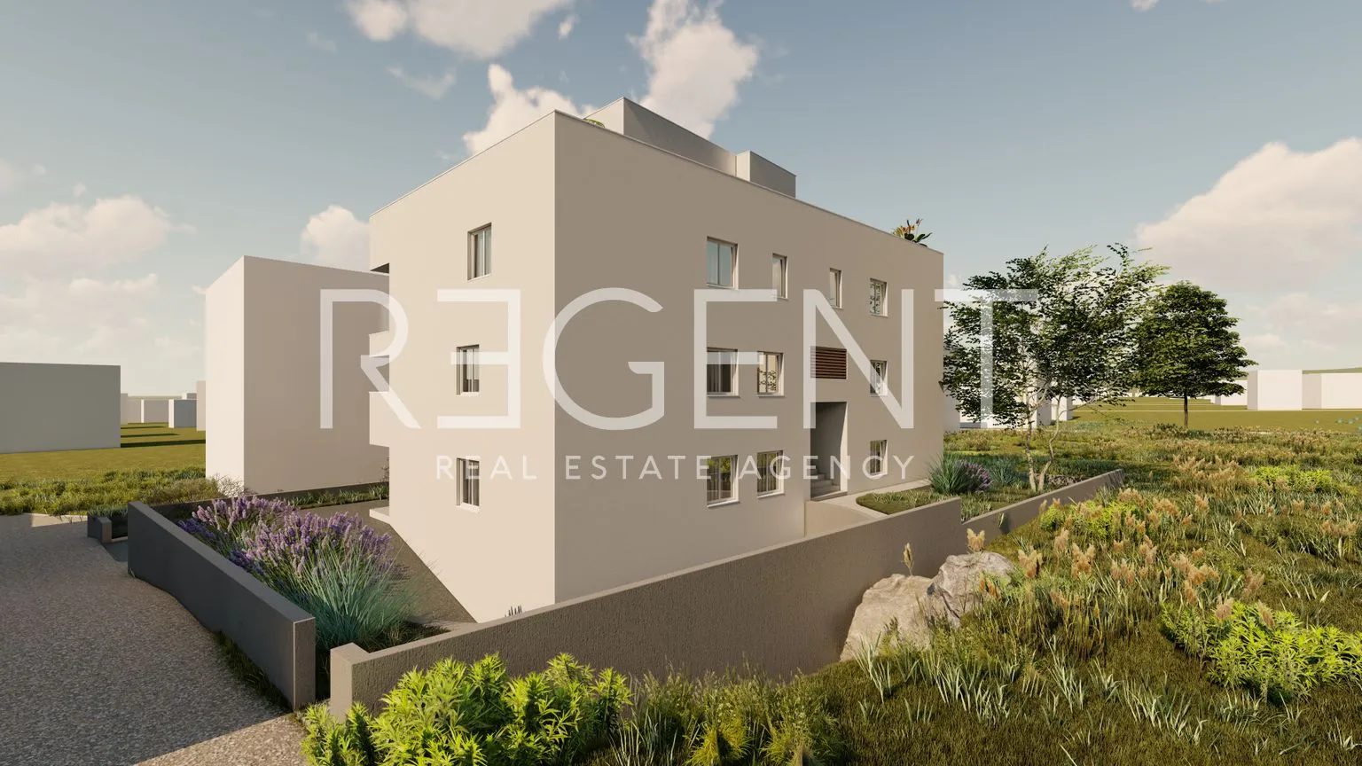 kaštela, kaštel lukšić – dvosoban stan stan 58 m2 s balkonom novogradnja - slika 4