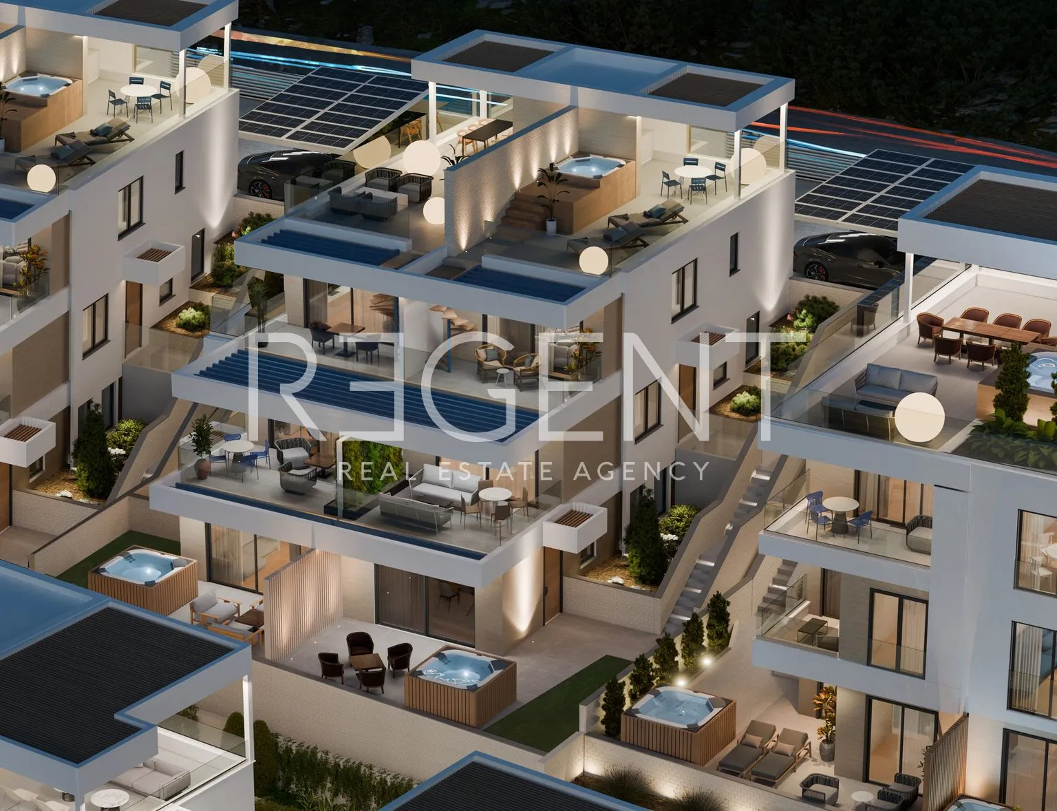 trogir, čiovo – apartman u luksuznom apartmanskom naselju u blizini mora 52,04 m2 - slika 16