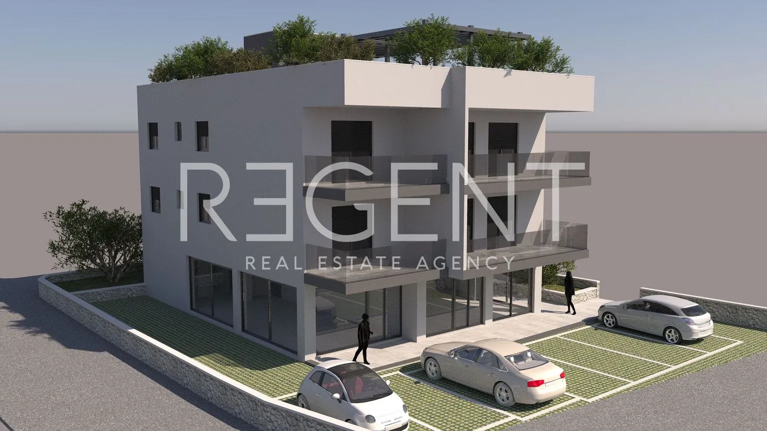 trogir, čiovo - dvosobni stan 75 m2 novogradnja - slika 2
