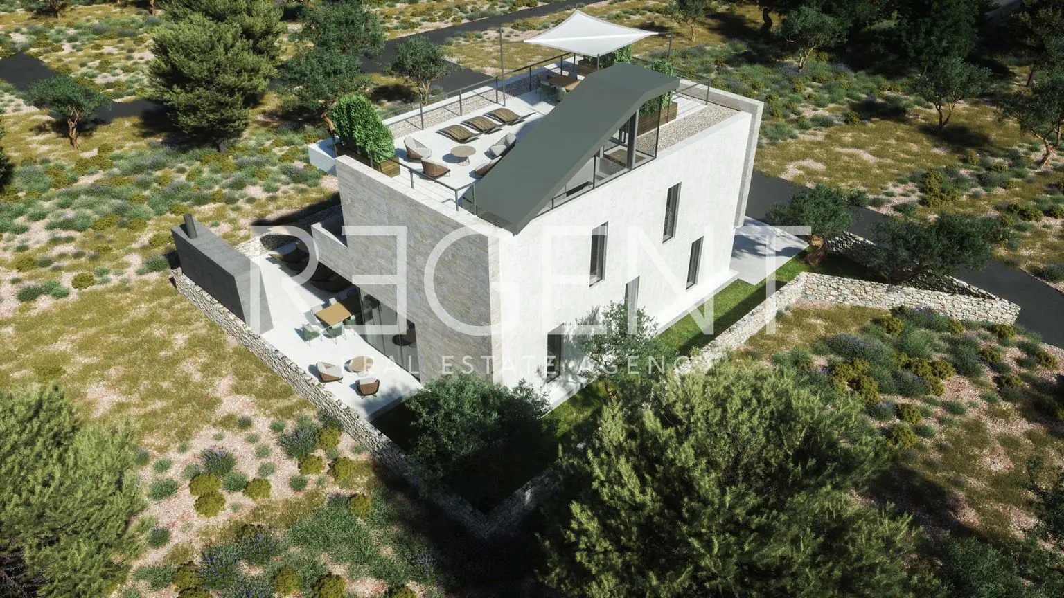 sukošan – luksuzna moderna vila s bazenom 411 m2 - slika 12