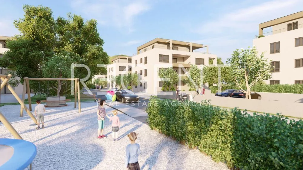 split, kaštela - dvosoban stan s terasom 133 m2 novogradnja - slika 14