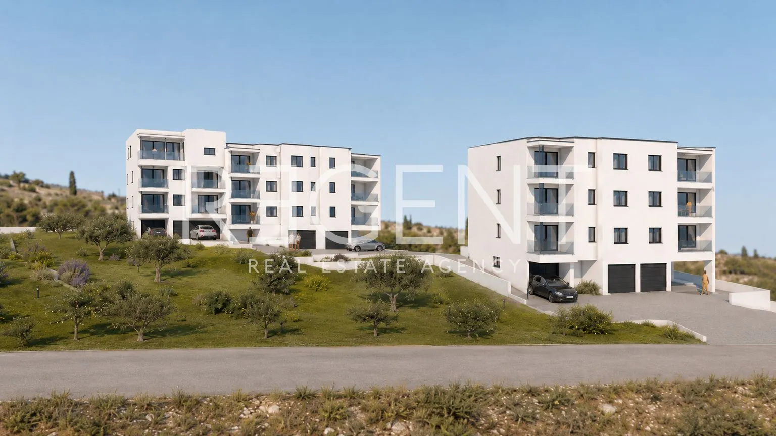 stan 53 m², makarska, širi centar - 1 ss, pogled na more - slika 2