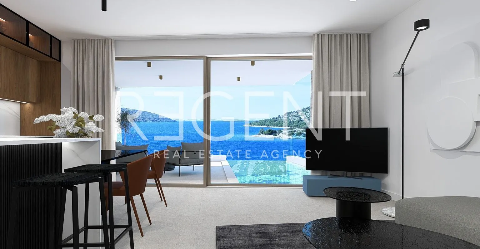 šibenik, grebaštica - trosoban stan s bazenom 115 m2 novogradnja - slika 7