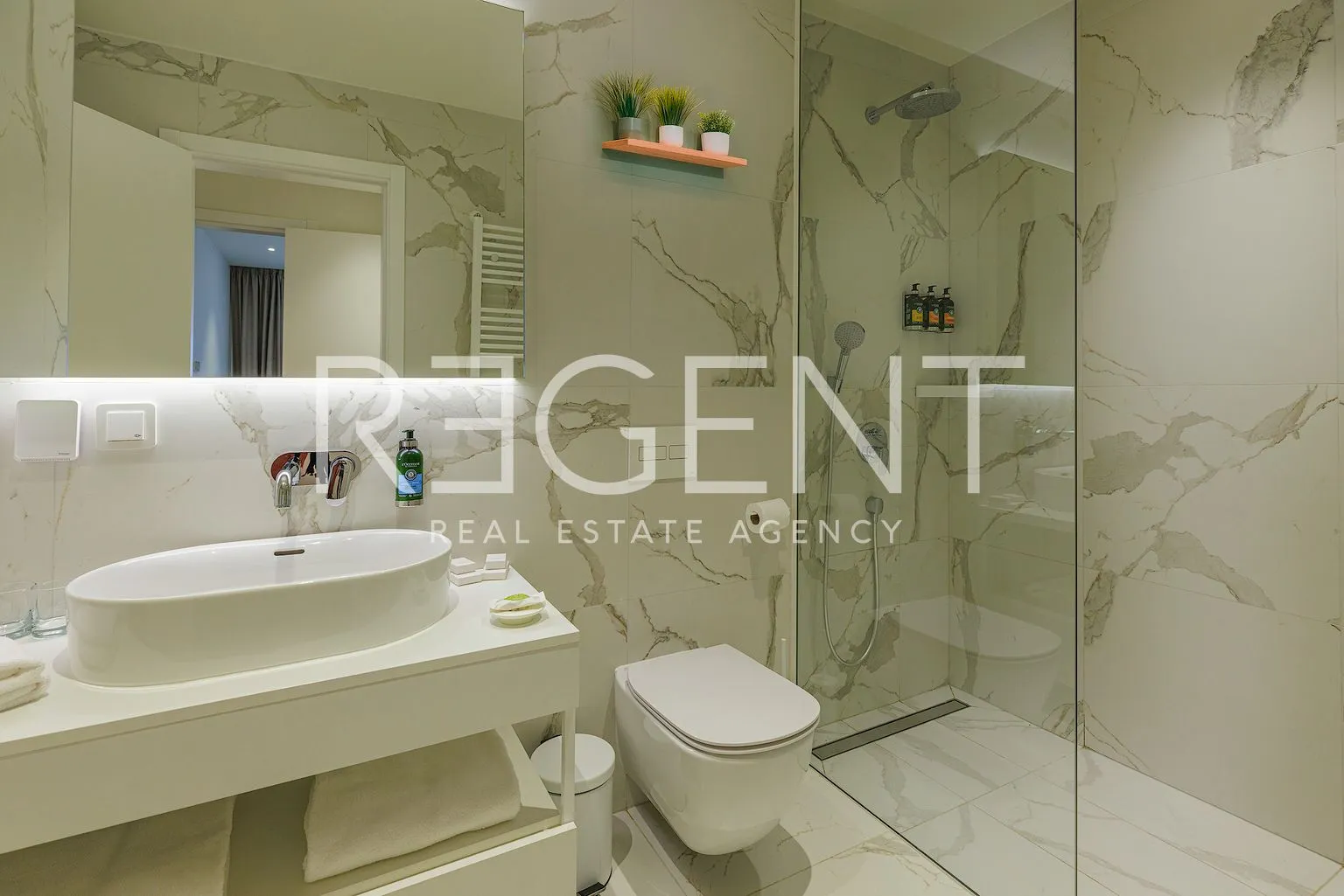 istra, petram resort – apartman 99,00 m², 2ss, 1. kat, pogled na park - slika 14