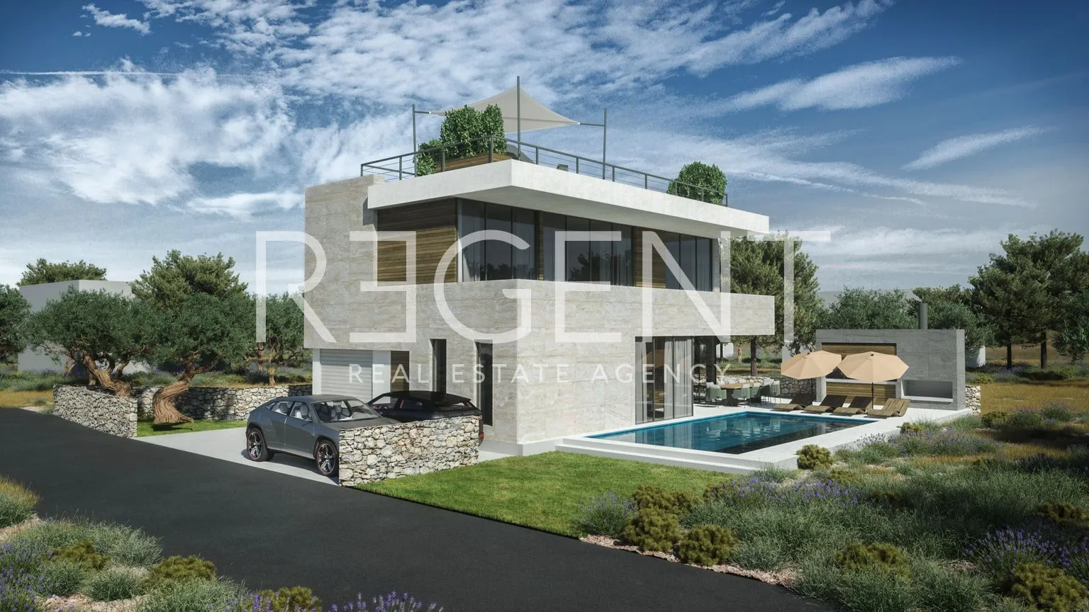 sukošan – luksuzna moderna vila s bazenom 411 m2 - slika 3