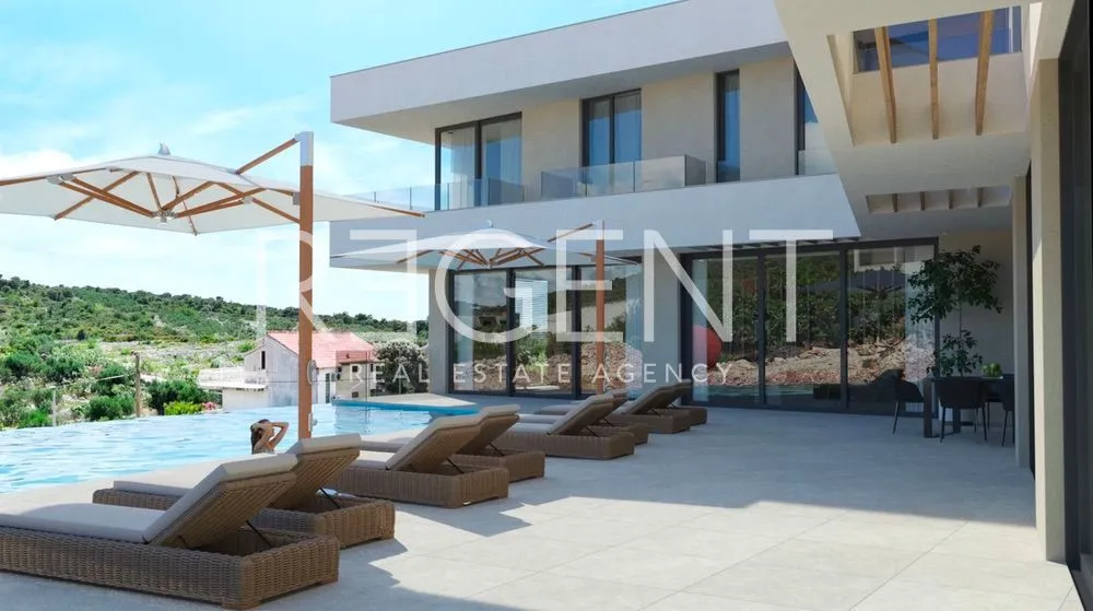 rogoznica, kanica - moderna vila s pogledom na more 400 m2 - slika 5