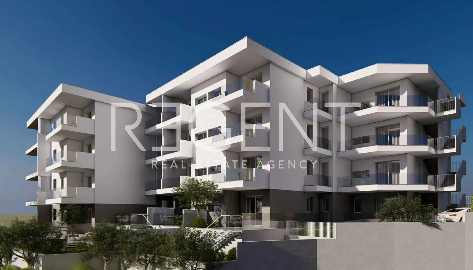 trogir, seget donji - trosoban stan s pogledom na more u novogradnji - slika 1