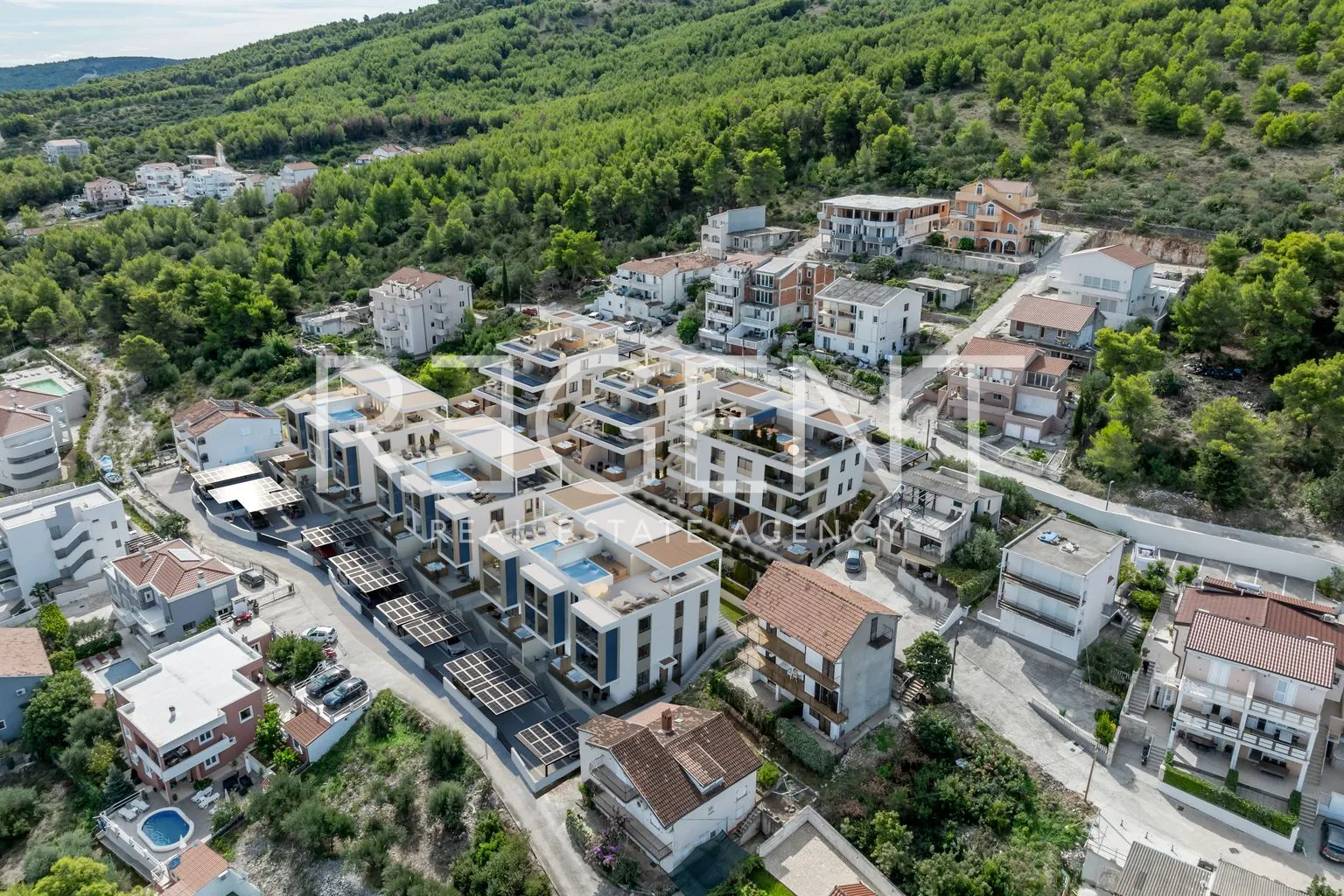 trogir, čiovo – apartman u luksuznom apartmanskom naselju u blizini mora 52,04 m2 - slika 20