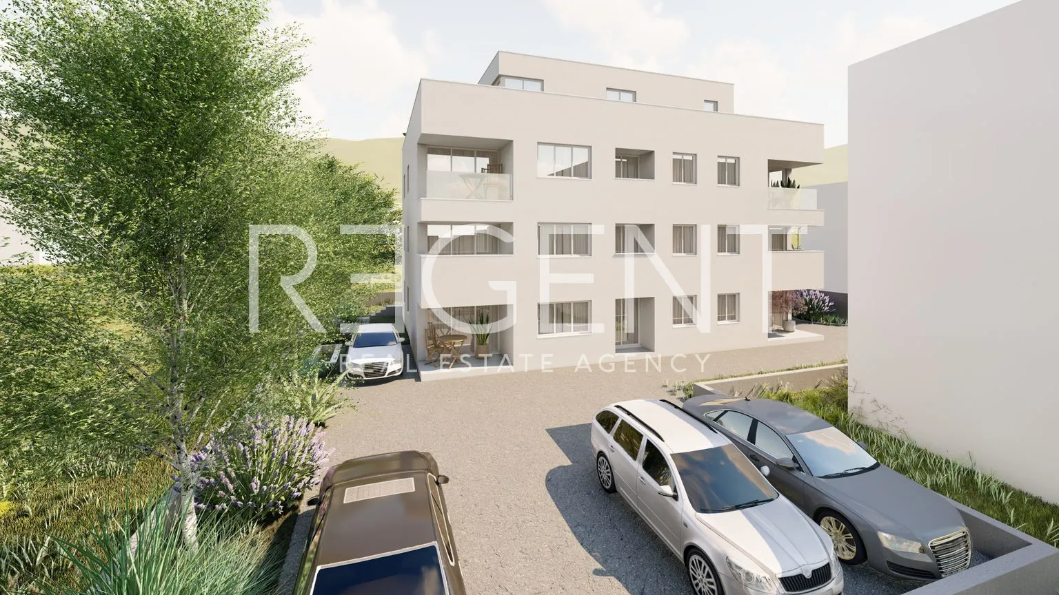 kaštela, kaštel lukšić – dvosoban stan stan 58 m2 s balkonom novogradnja - slika 2