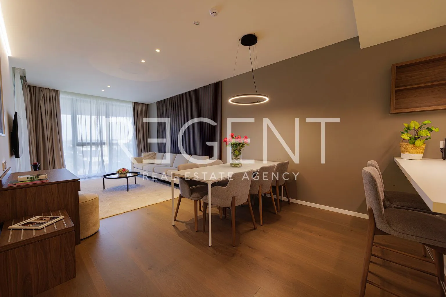 istra, petram resort – apartman 99,00 m², 2ss, 1. kat, pogled na park - slika 3