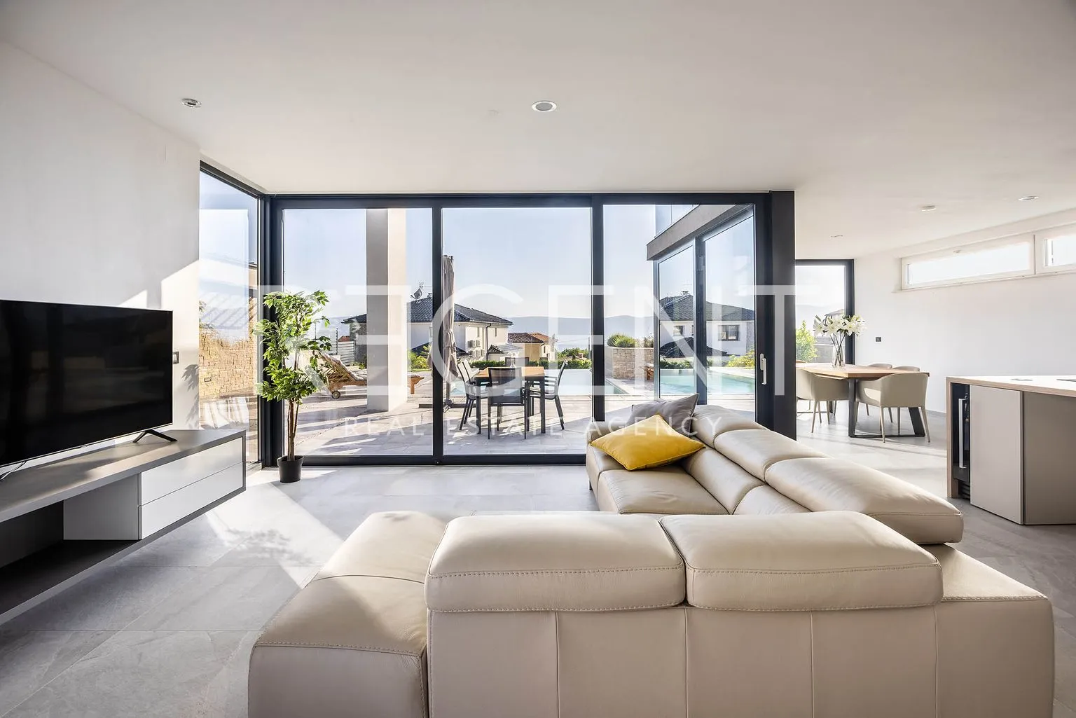 krk, linardići - moderna luksuzna vila s infinity bazenom i pogledom na more 200m2 - slika 14