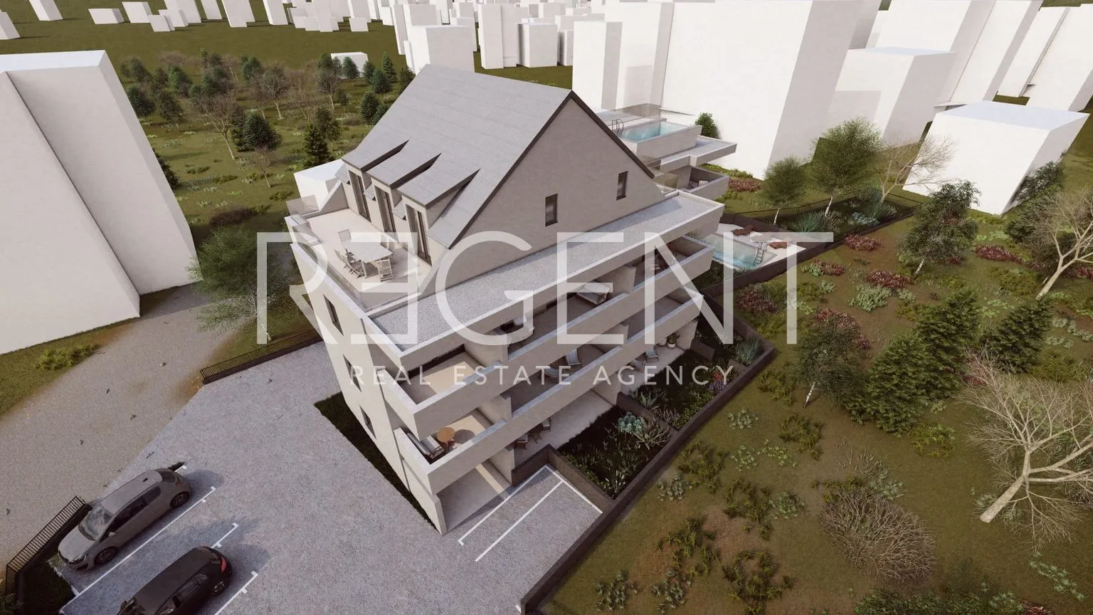 šibenik, rogoznica - penthouse s privatnim bazenom na terasi 92 m2 - slika 4