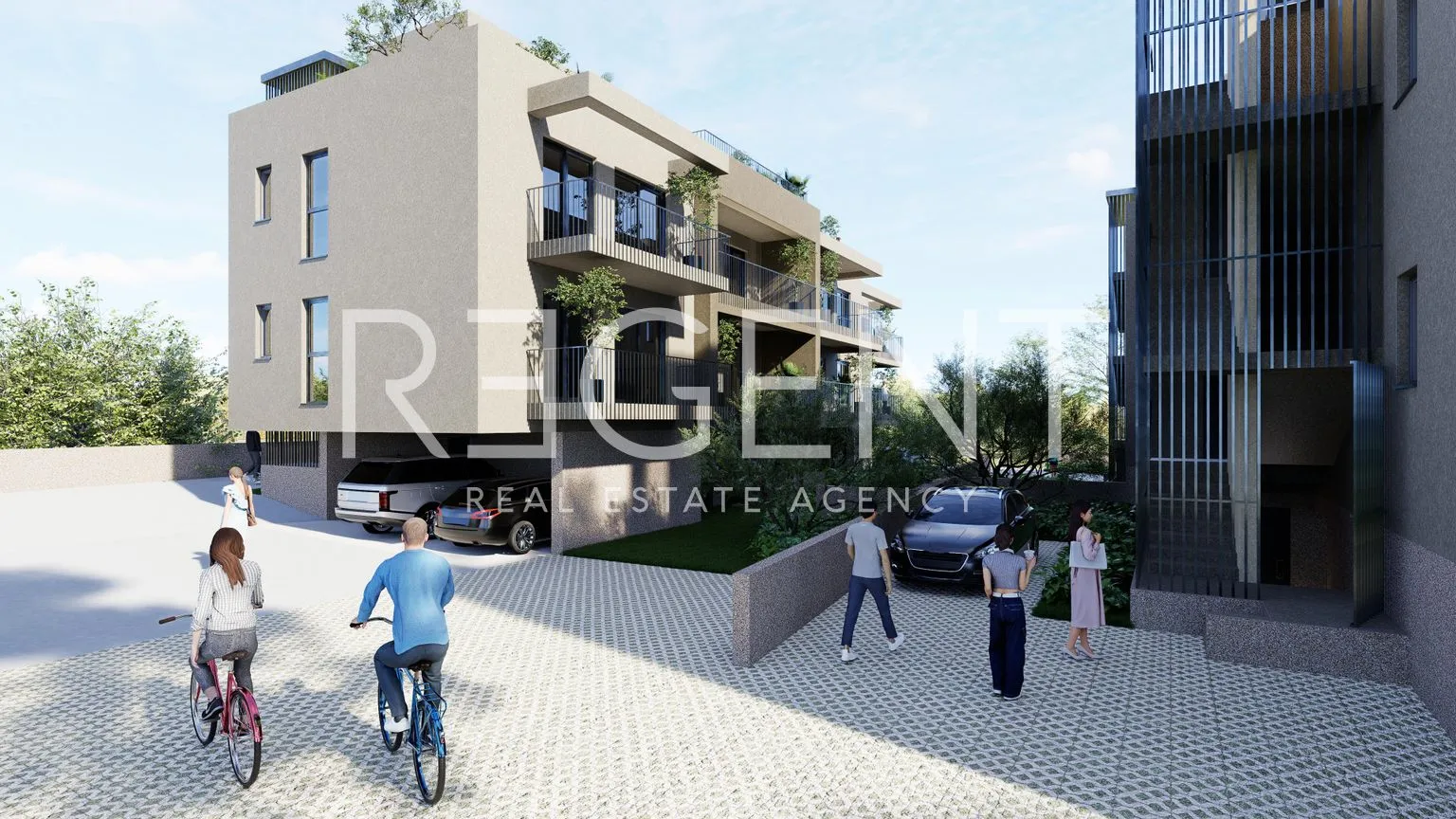 trogir – dvosoban stan s balkonom 90 m2 novogradnja - slika 4