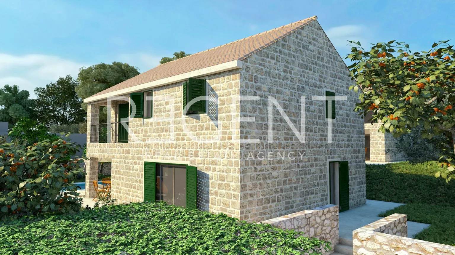 brač, bol - građevisnko zemljište s projektom za izgradnju vila - slika 5