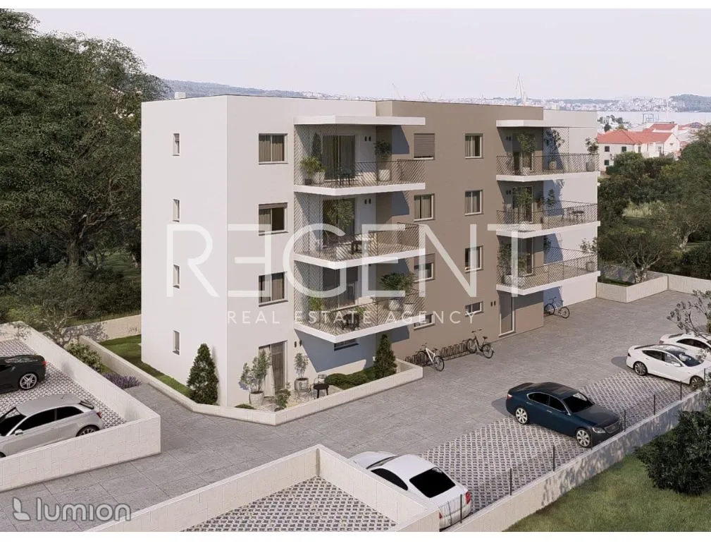 trogir, seget donji - dvosoban stan s vrtom i terasama - slika 1